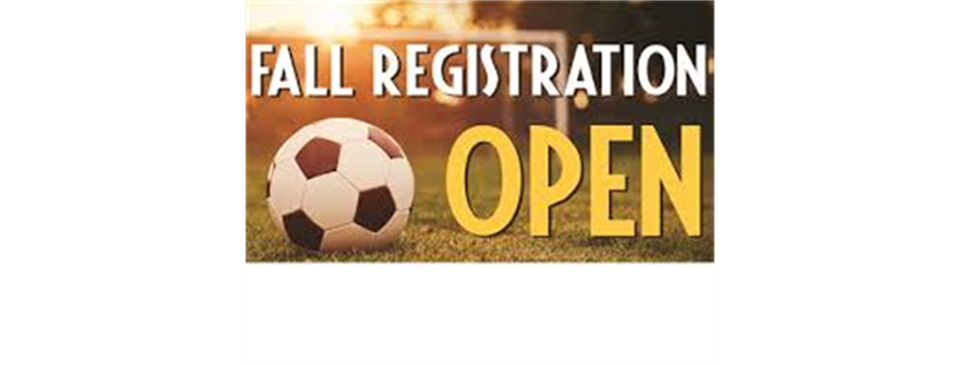 Fall Registration is now open